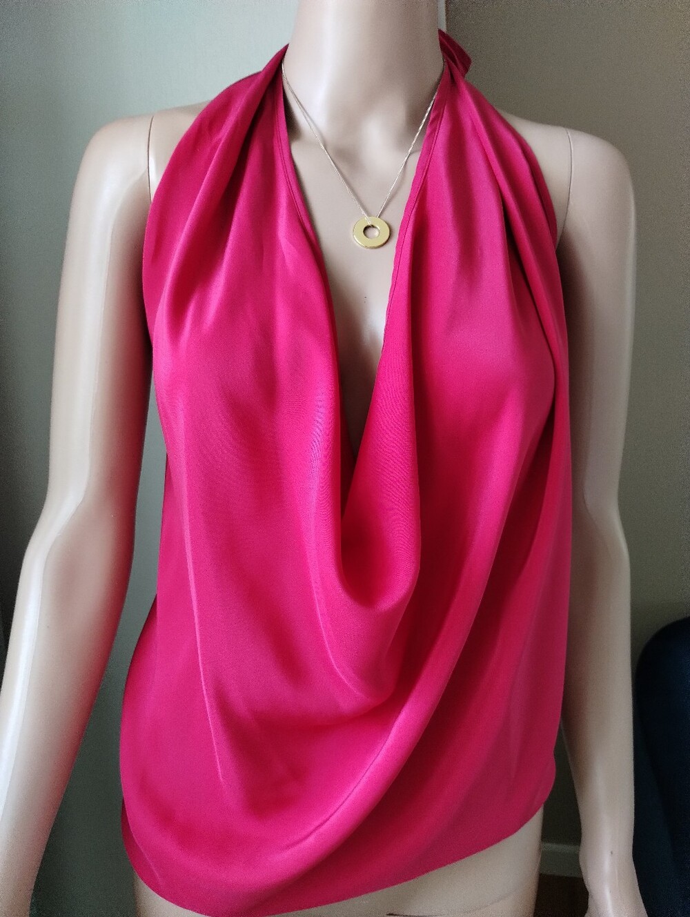 Emerson Thorpe Silk Halter Neck Top